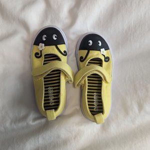 Gymboree Girls Embroidered Bee Sneakers - Busy Little Bee - Yellow Toddler 9